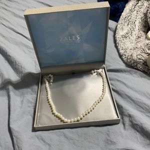 Zales pearl necklace.